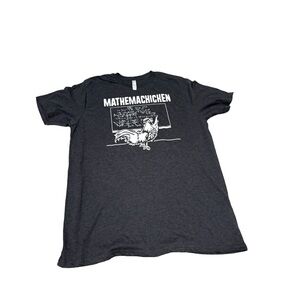 Live and Tell gray mathemachicken men’s T-shirt